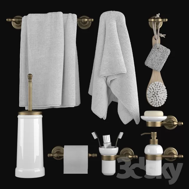 DECOR HELPER – BATHROOM – DECOR 3D MODELS – 1