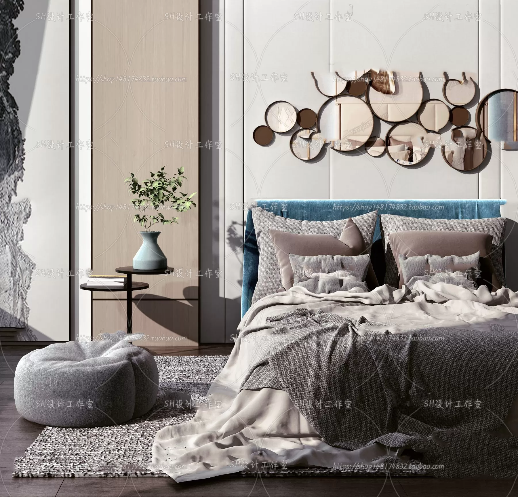 DECOR HELPER – BED 3D MODELS – 2