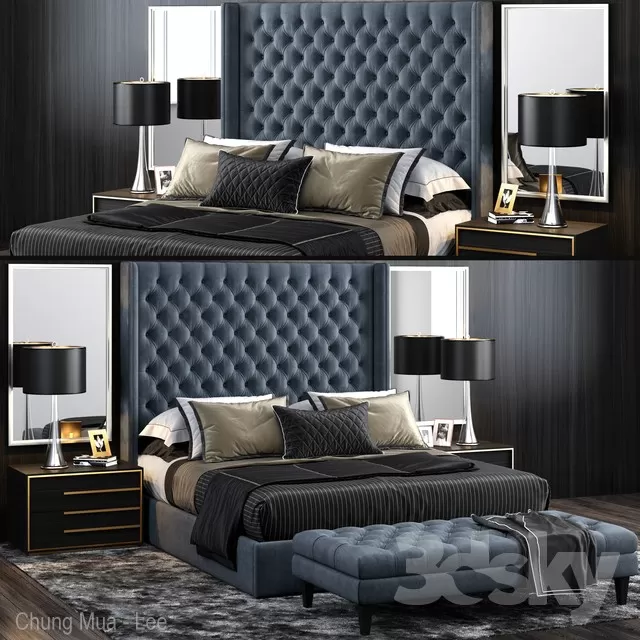 DECOR HELPER – BED 3D MODELS – 104
