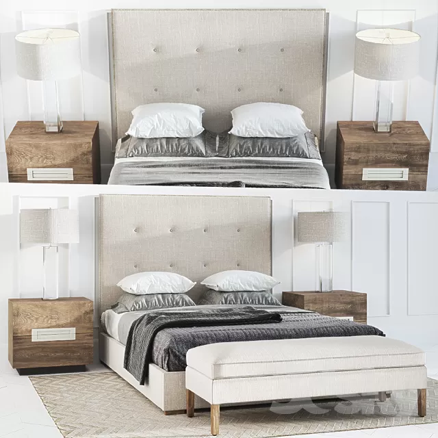 DECOR HELPER – BED 3D MODELS – 110