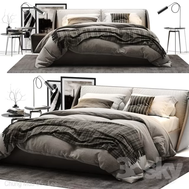 DECOR HELPER – BED 3D MODELS – 130