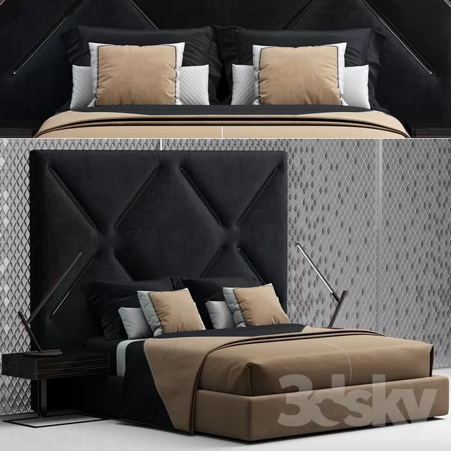 DECOR HELPER – BED 3D MODELS – 138