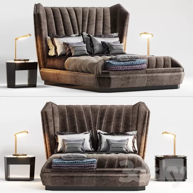 DECOR HELPER – BED 3D MODELS – 154