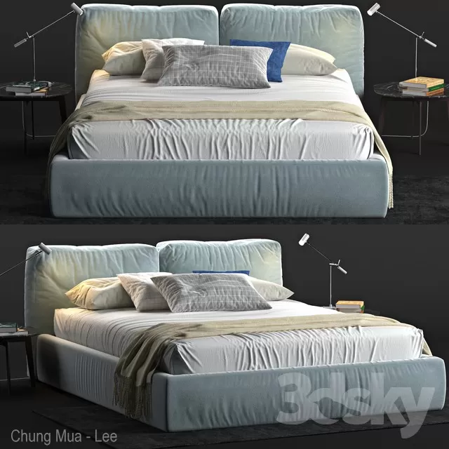 DECOR HELPER – BED 3D MODELS – 155