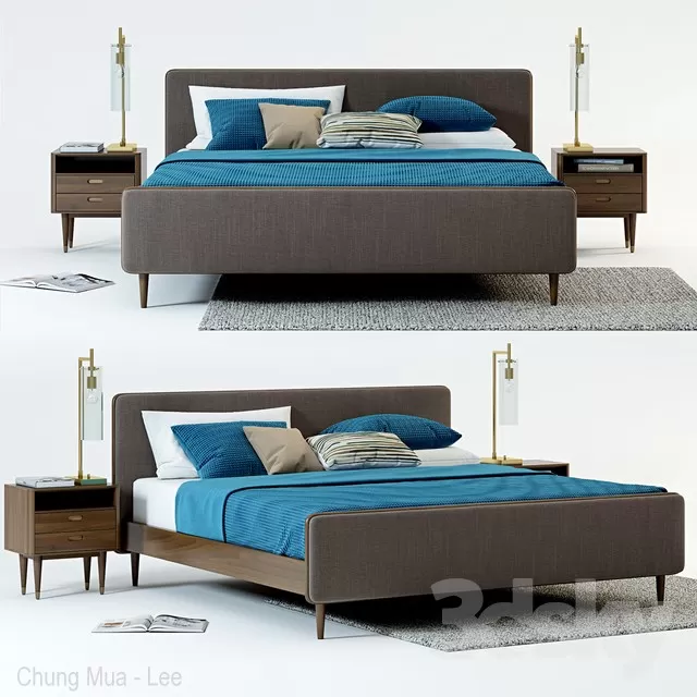 DECOR HELPER – BED 3D MODELS – 167