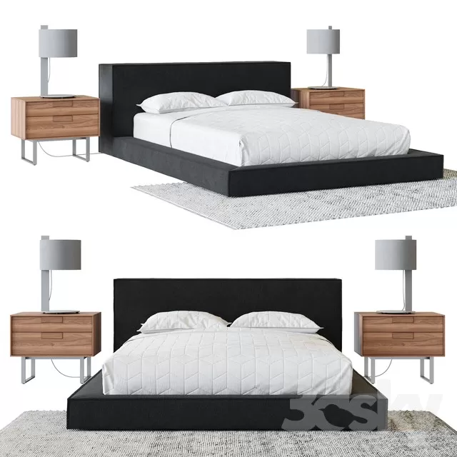 DECOR HELPER – BED 3D MODELS – 170