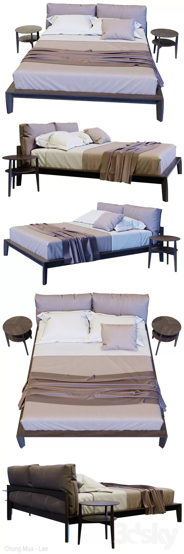 DECOR HELPER – BED 3D MODELS – 174