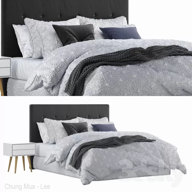 DECOR HELPER – BED 3D MODELS – 176