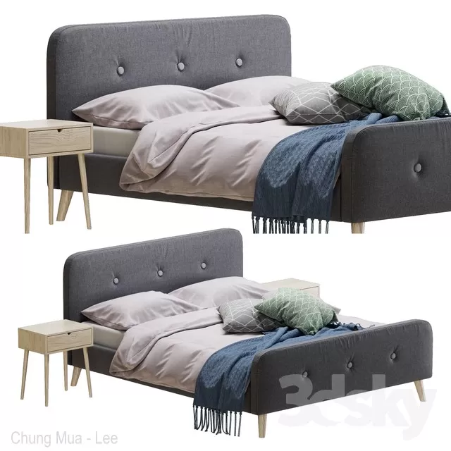 DECOR HELPER – BED 3D MODELS – 189