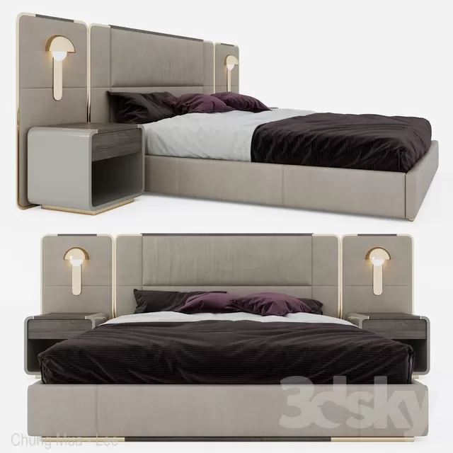 DECOR HELPER – BED 3D MODELS – 199