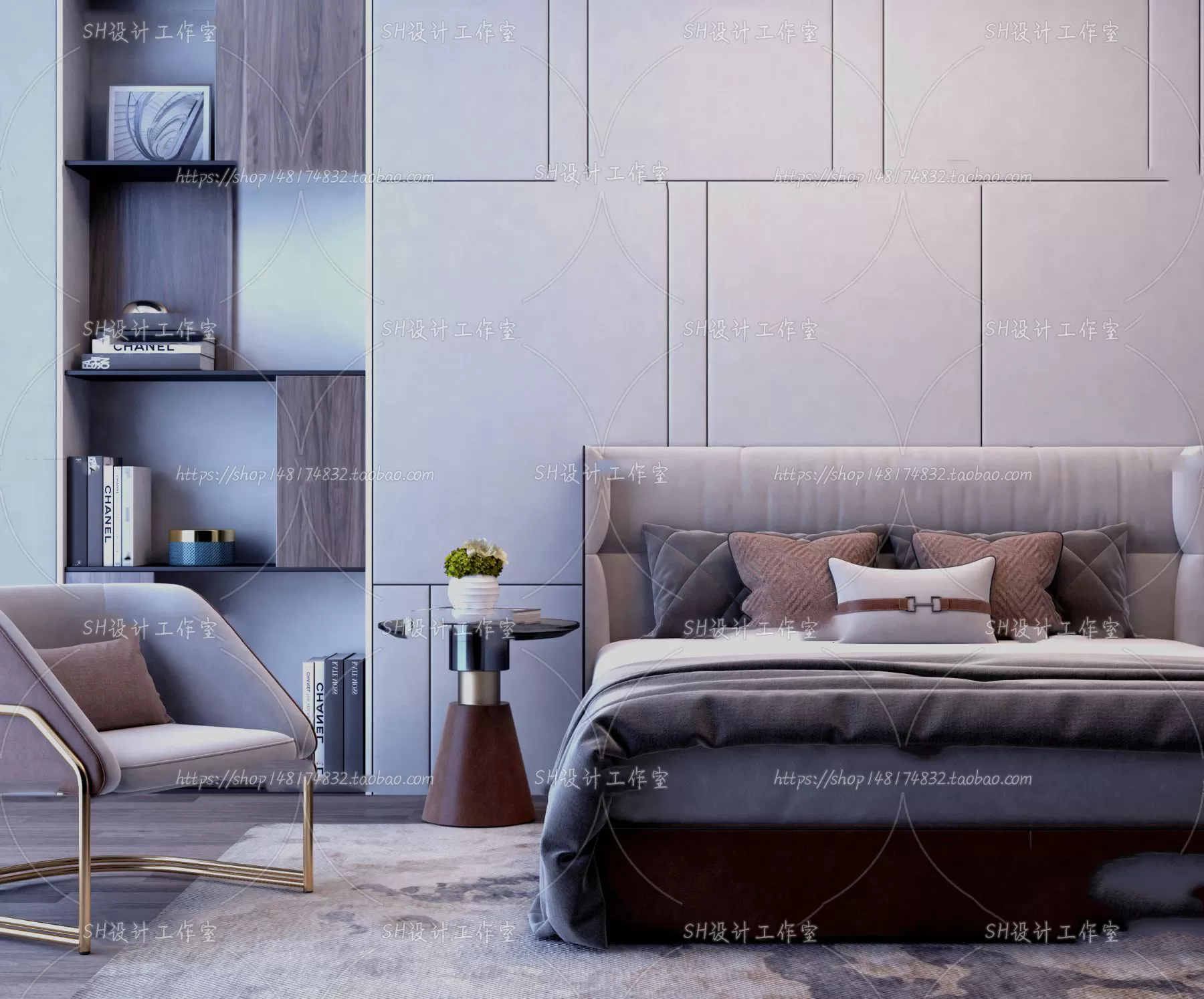 DECOR HELPER – BED 3D MODELS – 3