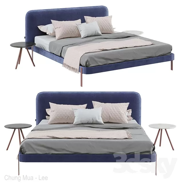DECOR HELPER – BED 3D MODELS – 206
