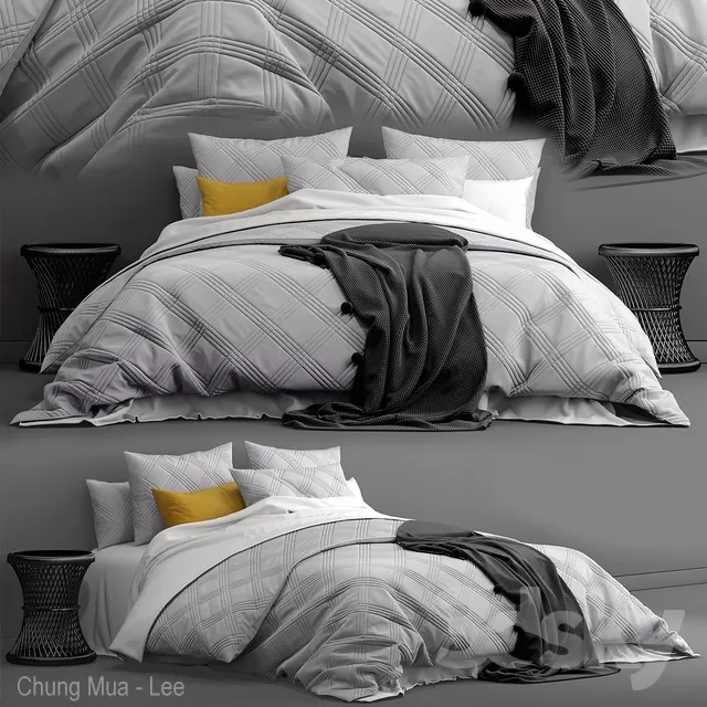 DECOR HELPER – BED 3D MODELS – 213