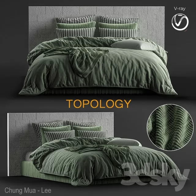 DECOR HELPER – BED 3D MODELS – 220