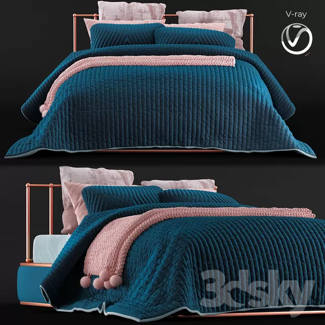 DECOR HELPER – BED 3D MODELS – 222