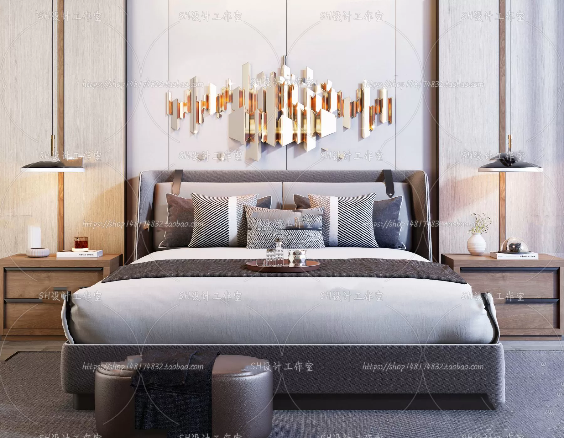 DECOR HELPER – BED 3D MODELS – 247