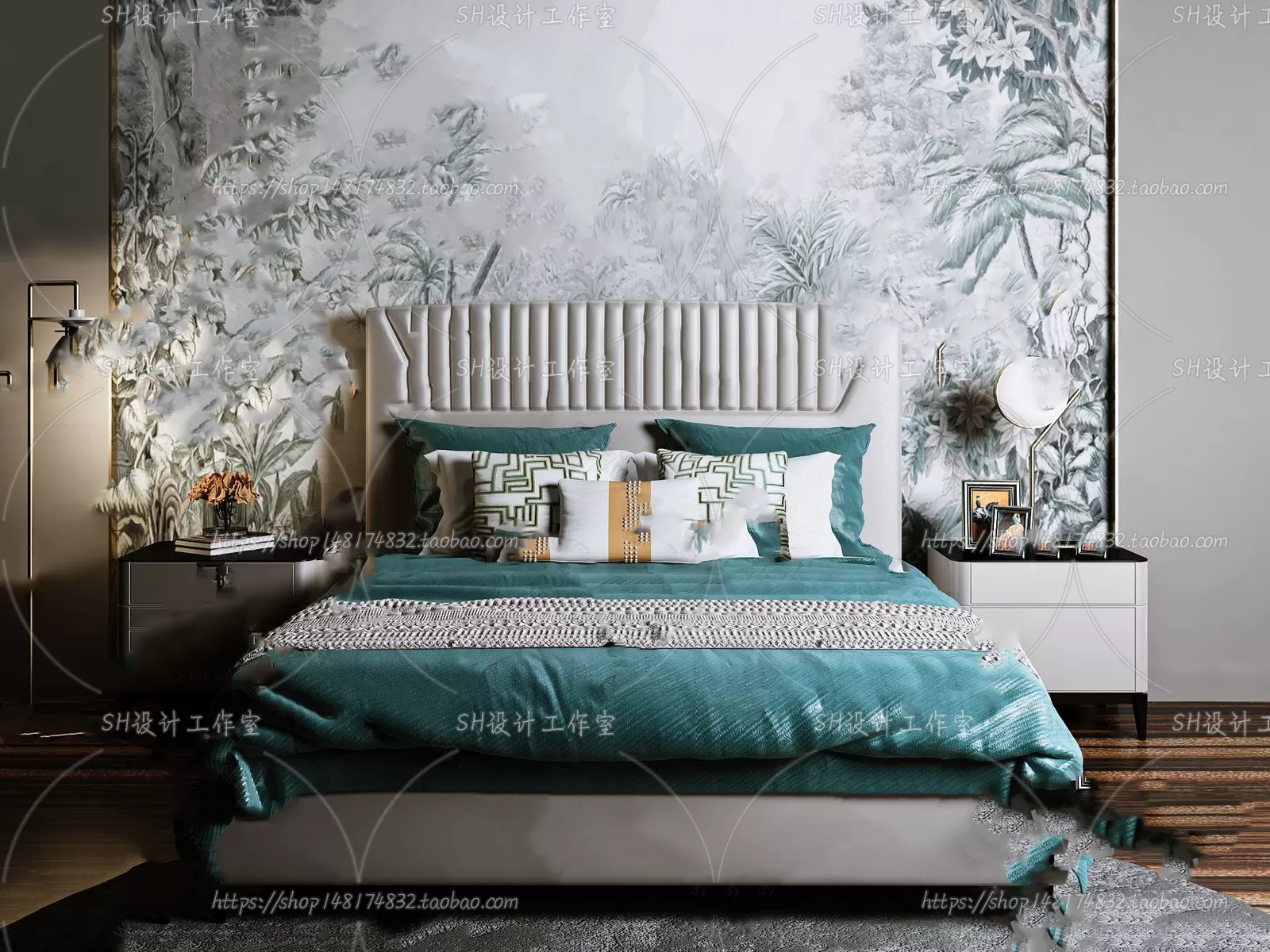 DECOR HELPER – BED 3D MODELS – 300