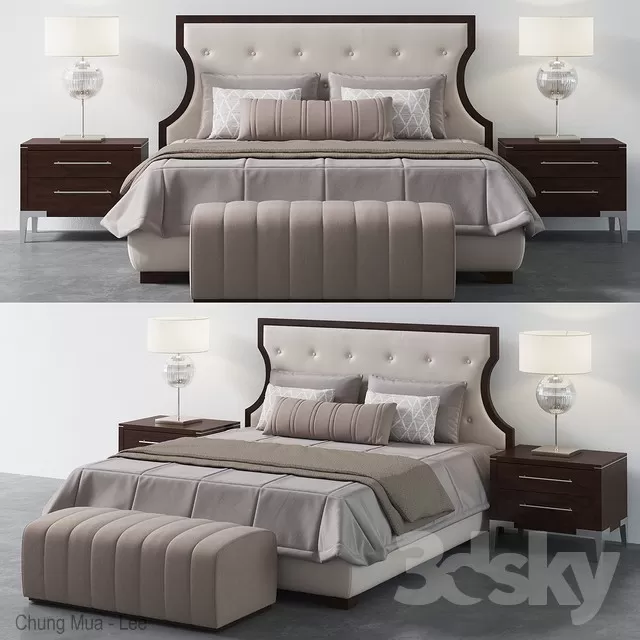 DECOR HELPER – BED 3D MODELS – 330