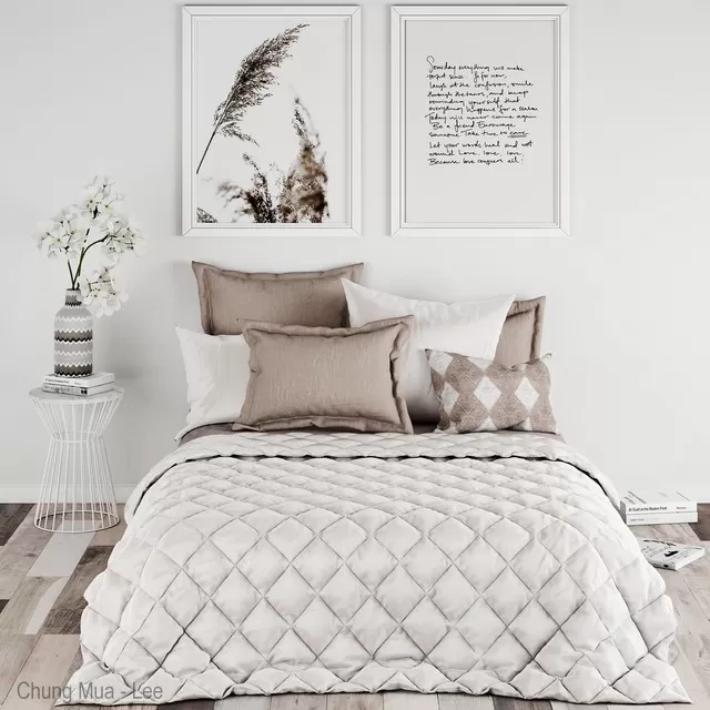 DECOR HELPER – BED 3D MODELS – 341