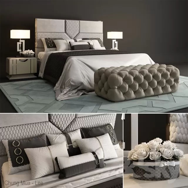 DECOR HELPER – BED 3D MODELS – 342