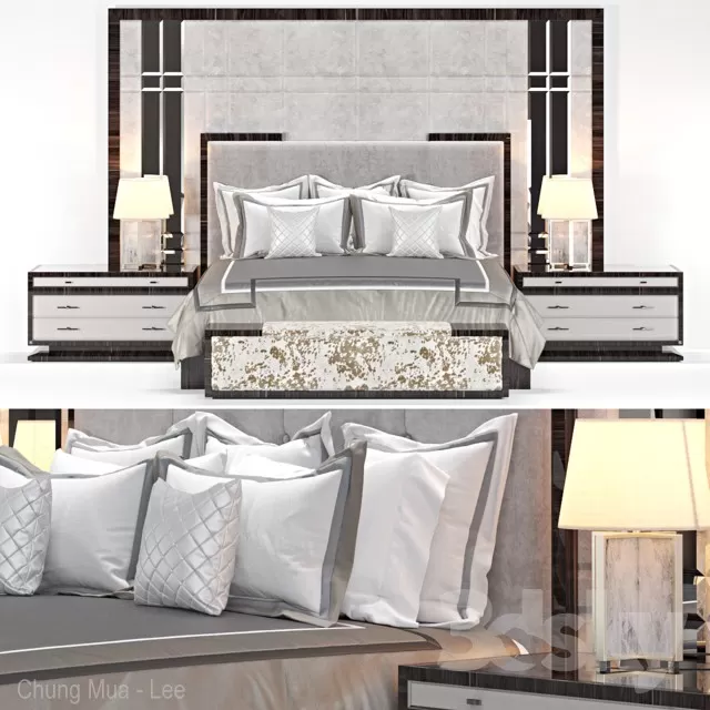 DECOR HELPER – BED 3D MODELS – 345