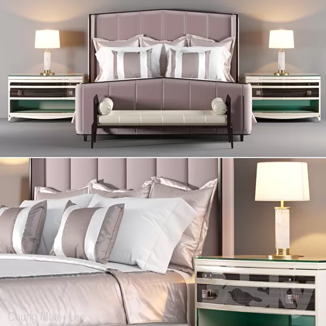 DECOR HELPER – BED 3D MODELS – 346