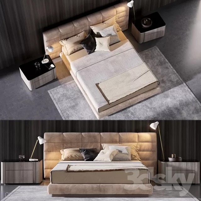 DECOR HELPER – BED 3D MODELS – 347