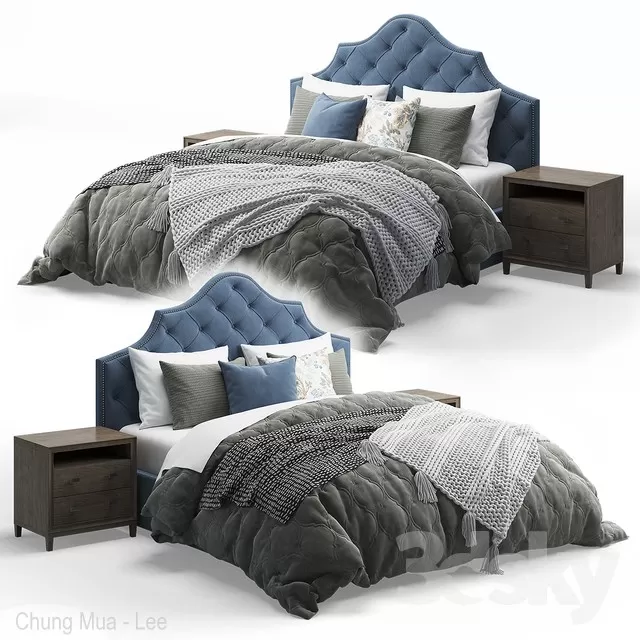 DECOR HELPER – BED 3D MODELS – 360