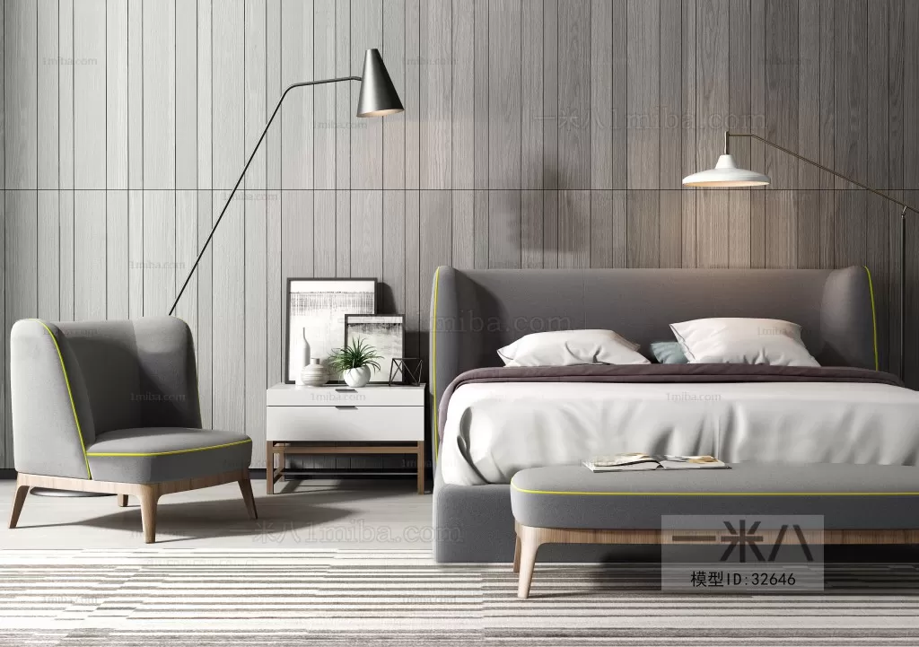 DECOR HELPER – BED 3D MODELS – 37