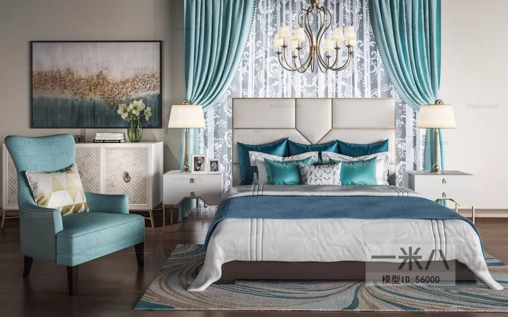 DECOR HELPER – BED 3D MODELS – 38