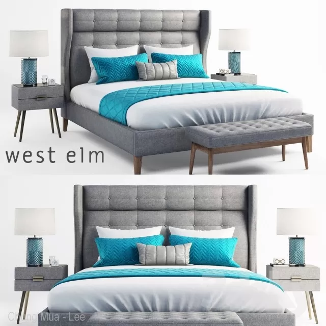 DECOR HELPER – BED 3D MODELS – 40