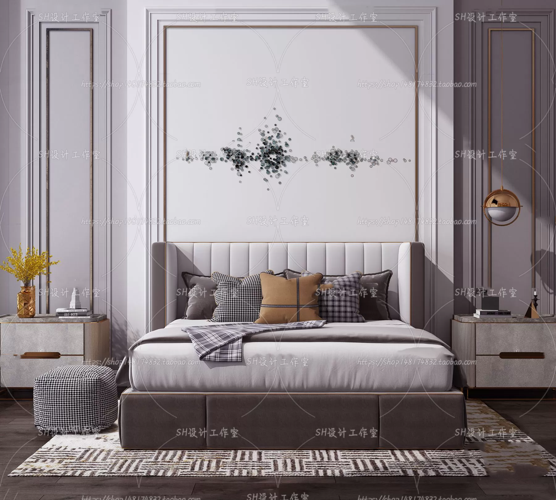 DECOR HELPER – BED 3D MODELS – 5