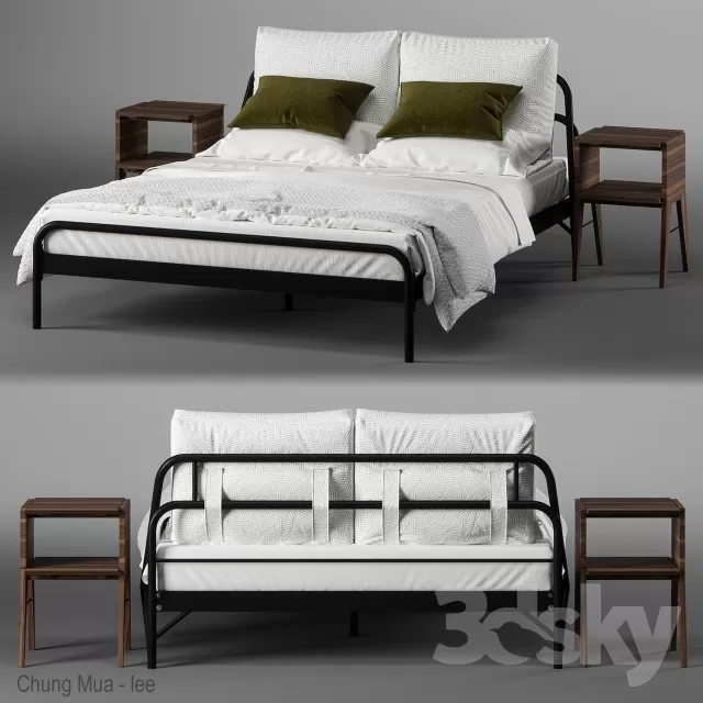 DECOR HELPER – BED 3D MODELS – 408