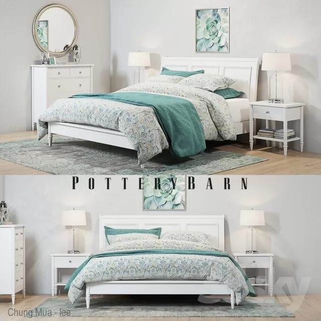 DECOR HELPER – BED 3D MODELS – 437