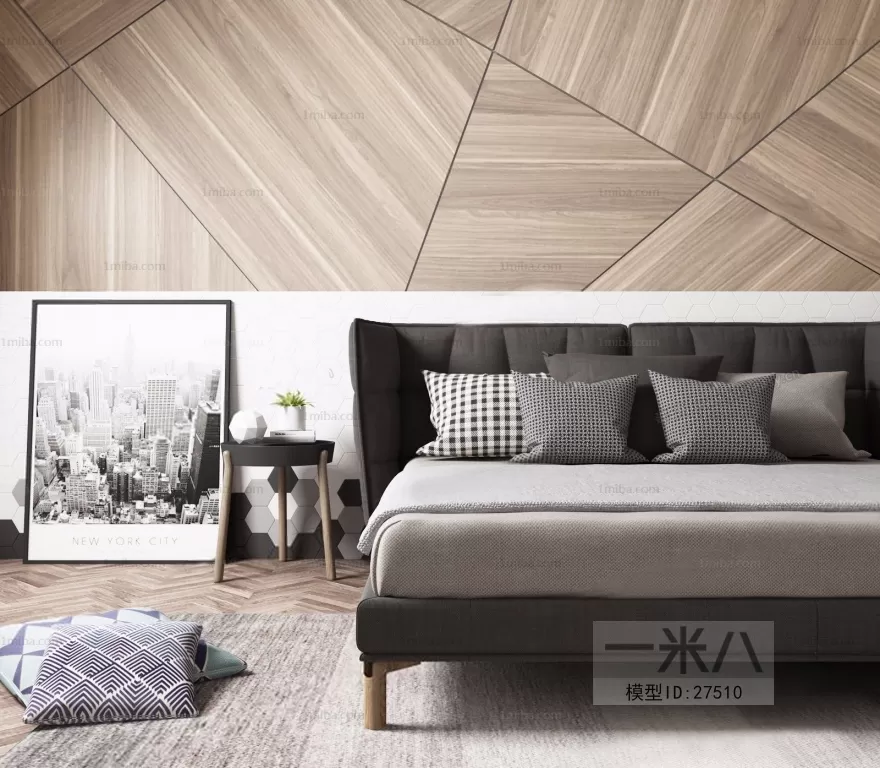 DECOR HELPER – BED 3D MODELS – 45