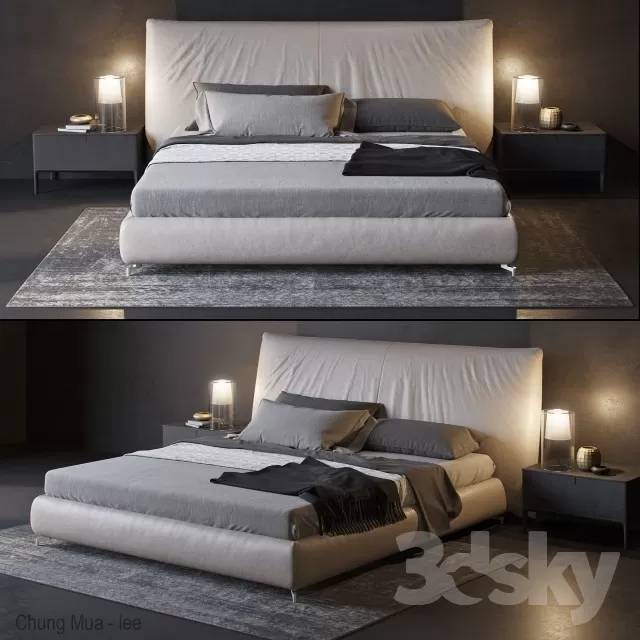 DECOR HELPER – BED 3D MODELS – 441