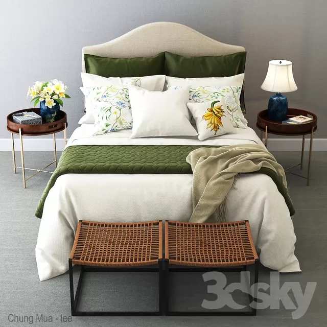DECOR HELPER – BED 3D MODELS – 444