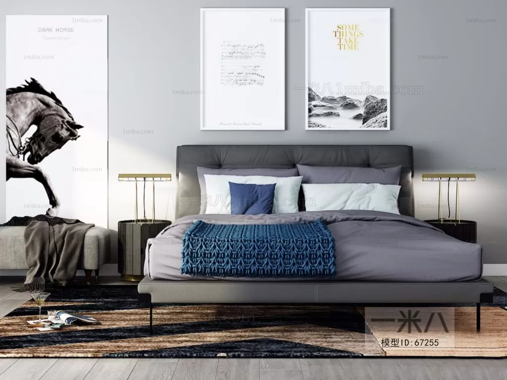 DECOR HELPER – BED 3D MODELS – 48