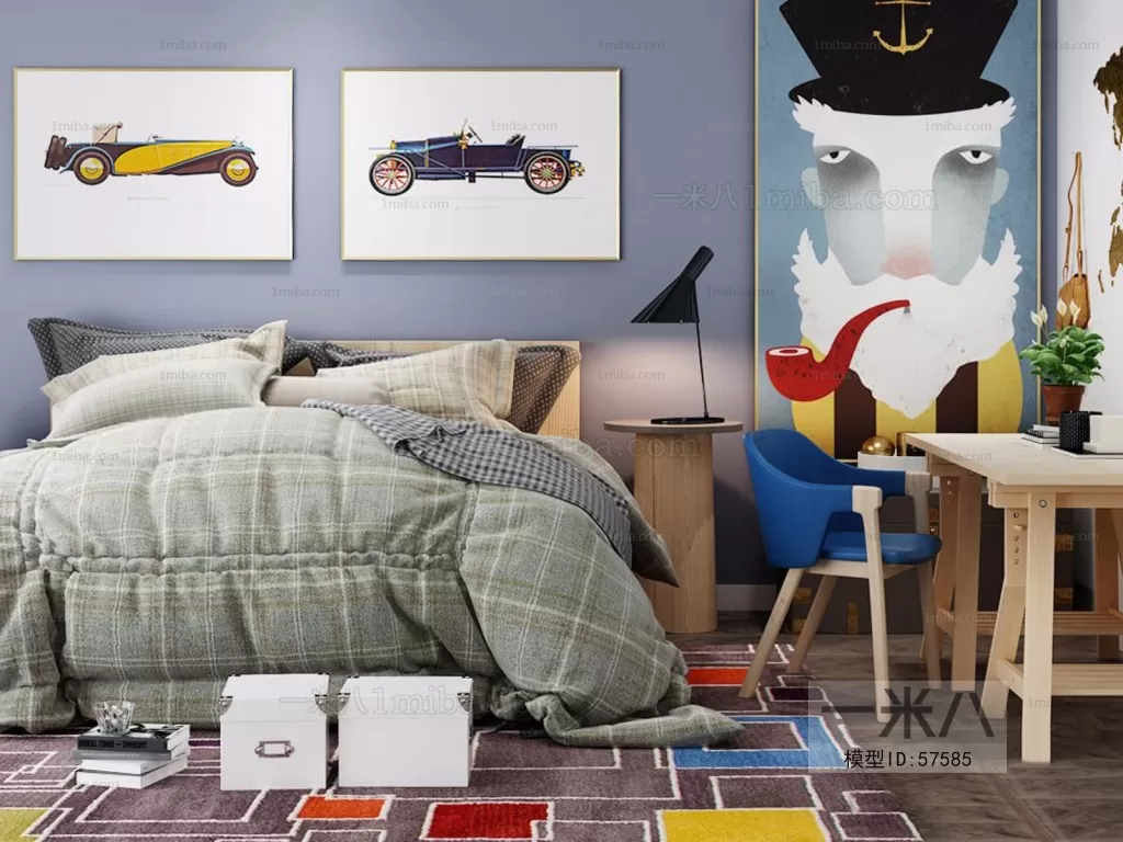 DECOR HELPER – BED 3D MODELS – 49