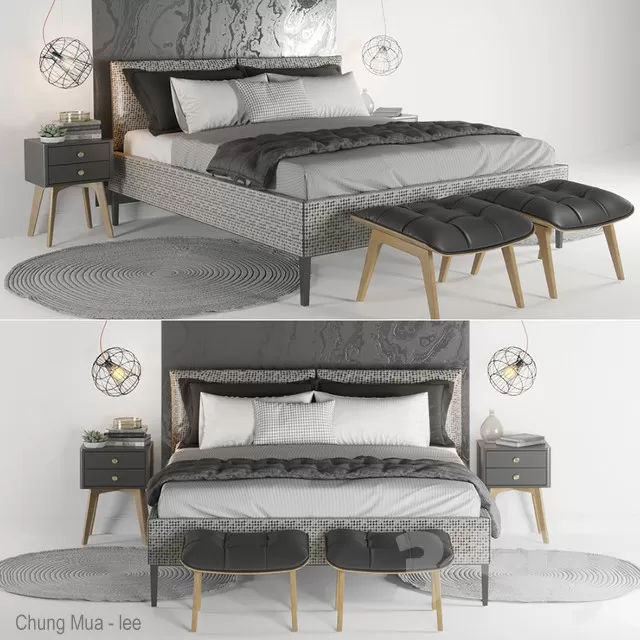 DECOR HELPER – BED 3D MODELS – 485