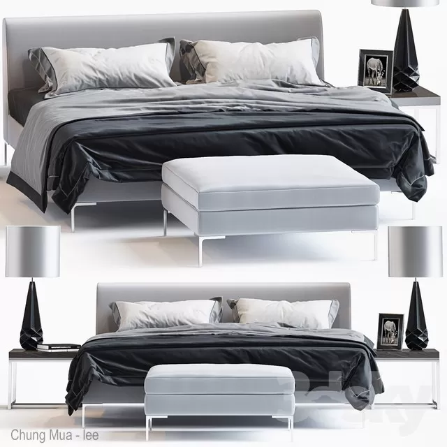 DECOR HELPER – BED 3D MODELS – 488