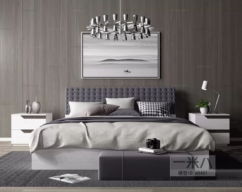 DECOR HELPER – BED 3D MODELS – 50