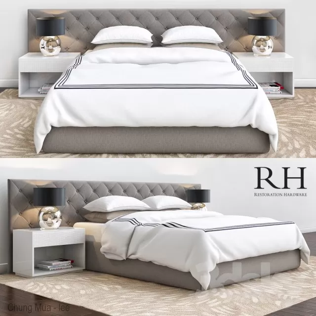 DECOR HELPER – BED 3D MODELS – 494