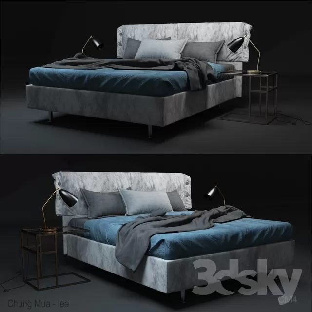 DECOR HELPER – BED 3D MODELS – 498
