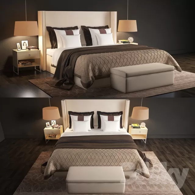 DECOR HELPER – BED 3D MODELS – 512