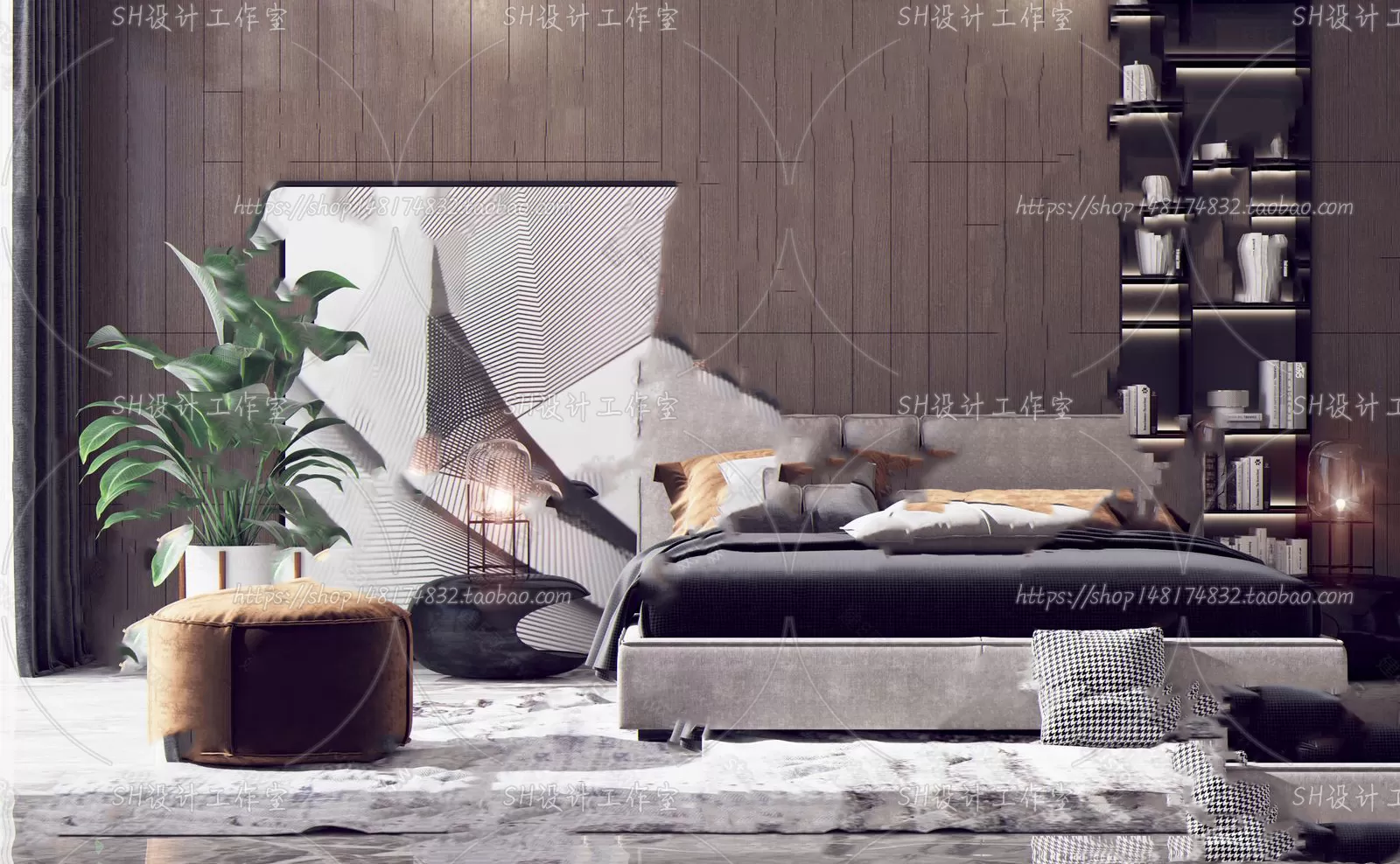 DECOR HELPER – BED 3D MODELS – 53