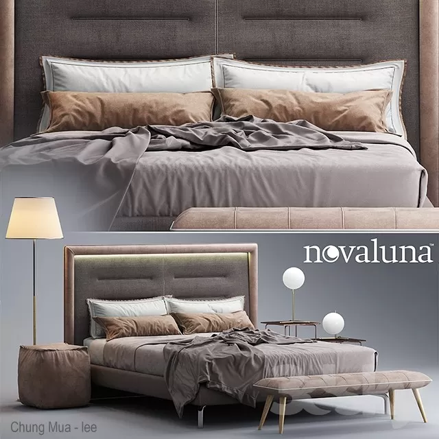 DECOR HELPER – BED 3D MODELS – 525