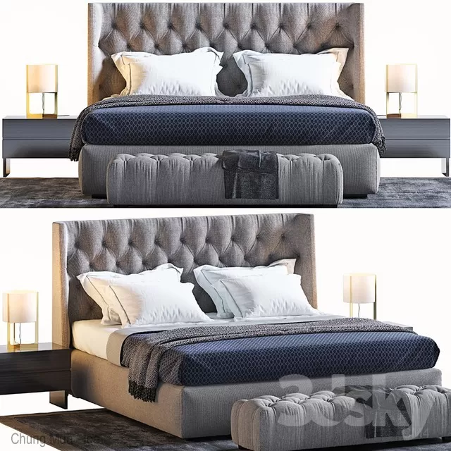 DECOR HELPER – BED 3D MODELS – 530