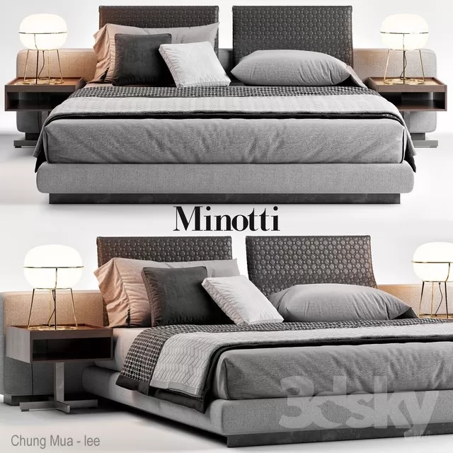 DECOR HELPER – BED 3D MODELS – 533