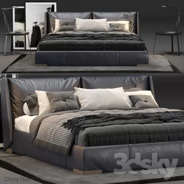 DECOR HELPER – BED 3D MODELS – 551